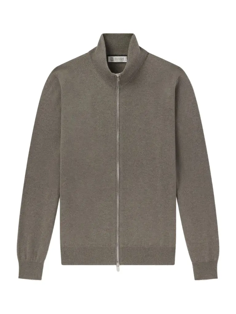 Brunello Cucinelli Cashmere Zip-Up Sweater - Men