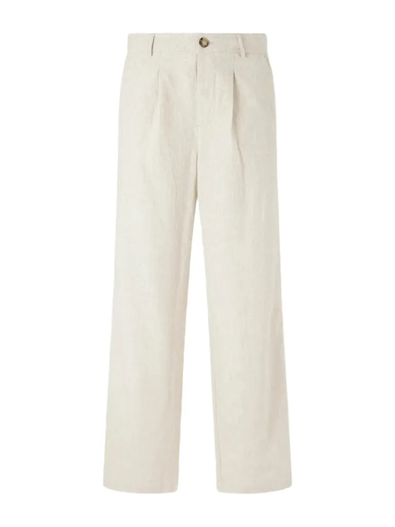 Oliver Spencer Cotton and Linen-Blend Drawstring Trousers - Men