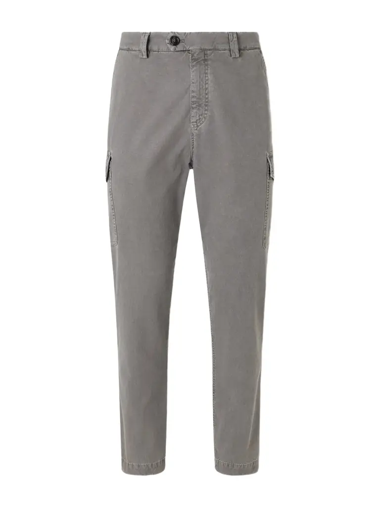 Brunello Cucinelli Slim-Fit Tapered Cotton-Twill Cargo Trousers - Men