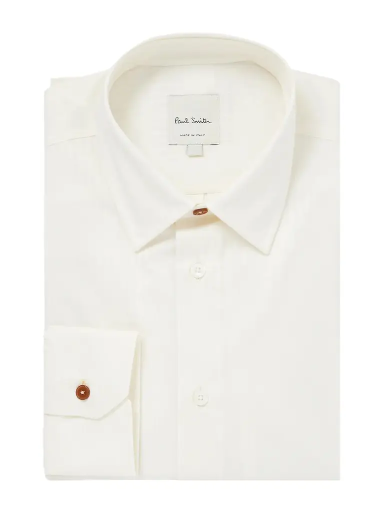 Paul Smith Striped Cotton and Silk-Blend Shirt - Men - Men's Clothing