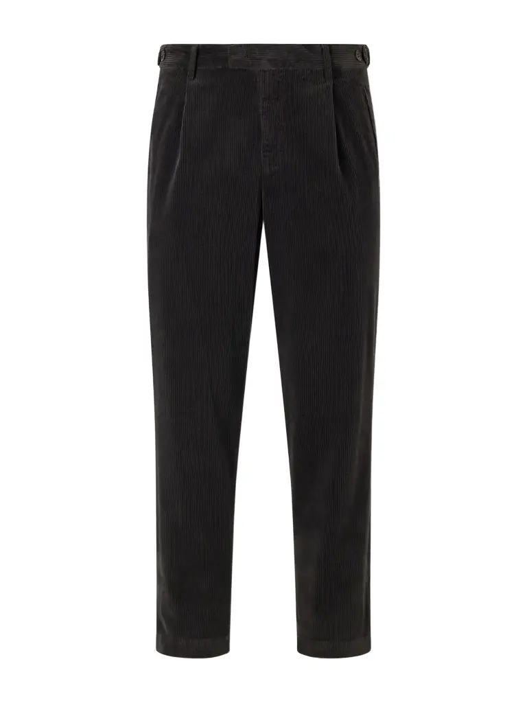 Barena Straight-Leg Pleated Courduroy Trousers - Men