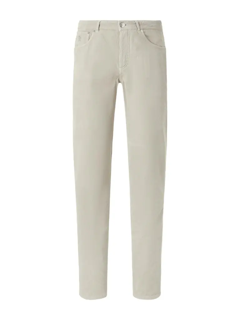 Brunello Cucinelli Straight-Leg Cotton-Corduroy Trousers - Men