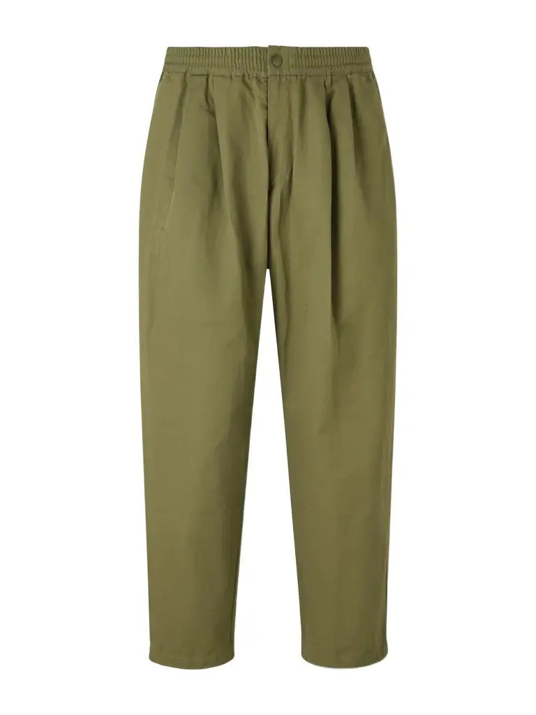 Neighborhood Wide-Leg Cotton and Linen-Blend Twill Trousers - Men
