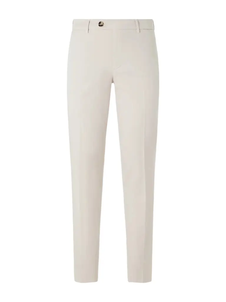 Brunello Cucinelli Straight-Leg Cotton-Blend Trousers - Men