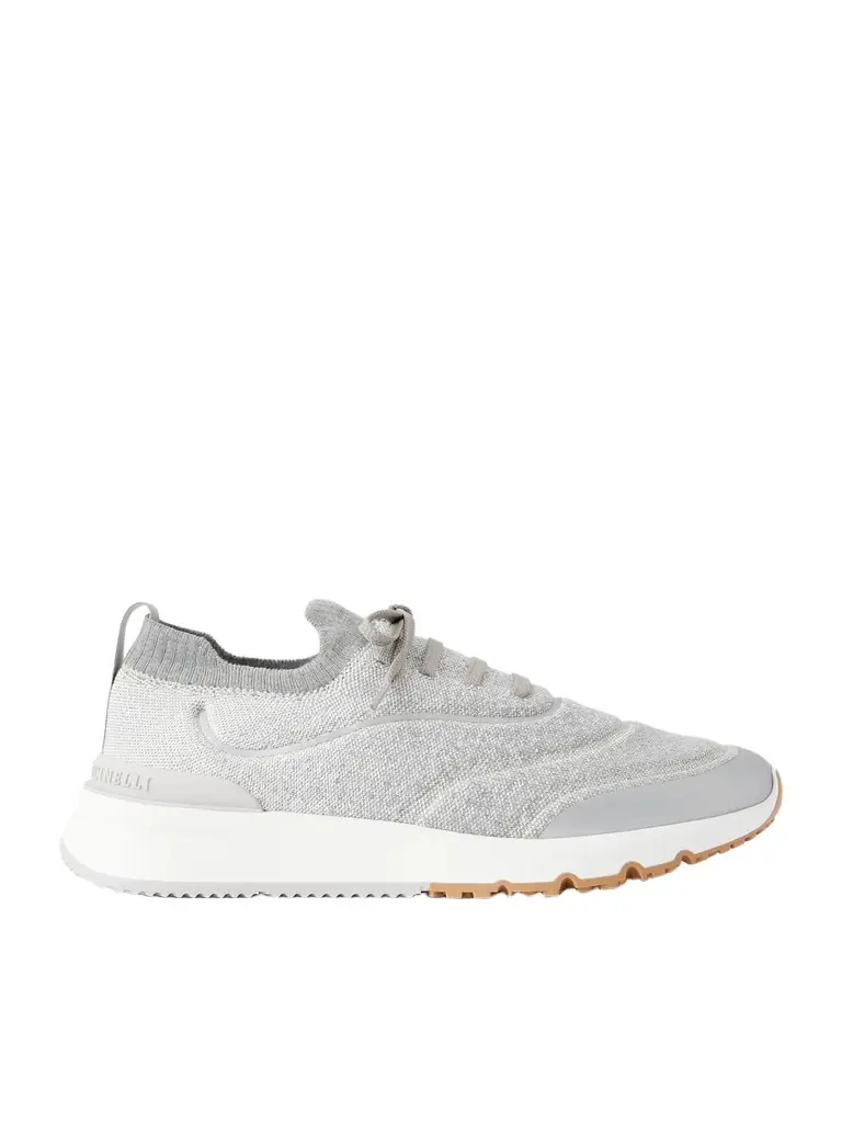 Brunello Cucinelli Stretch-Knit Sneakers - Men - Women's Shoes