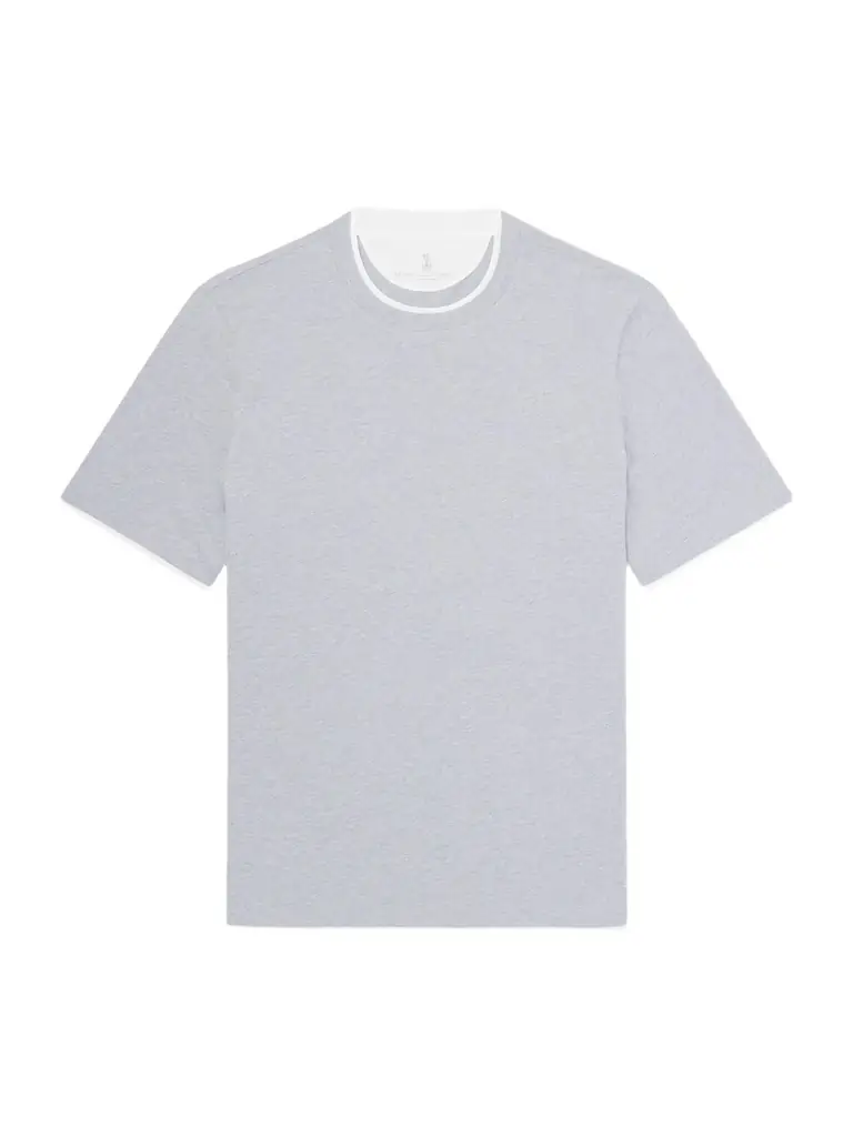 Brunello Cucinelli Layered Cotton-Jersey T-Shirt - Men