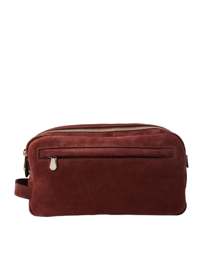 Brunello Cucinelli Suede Wash Bag - Men