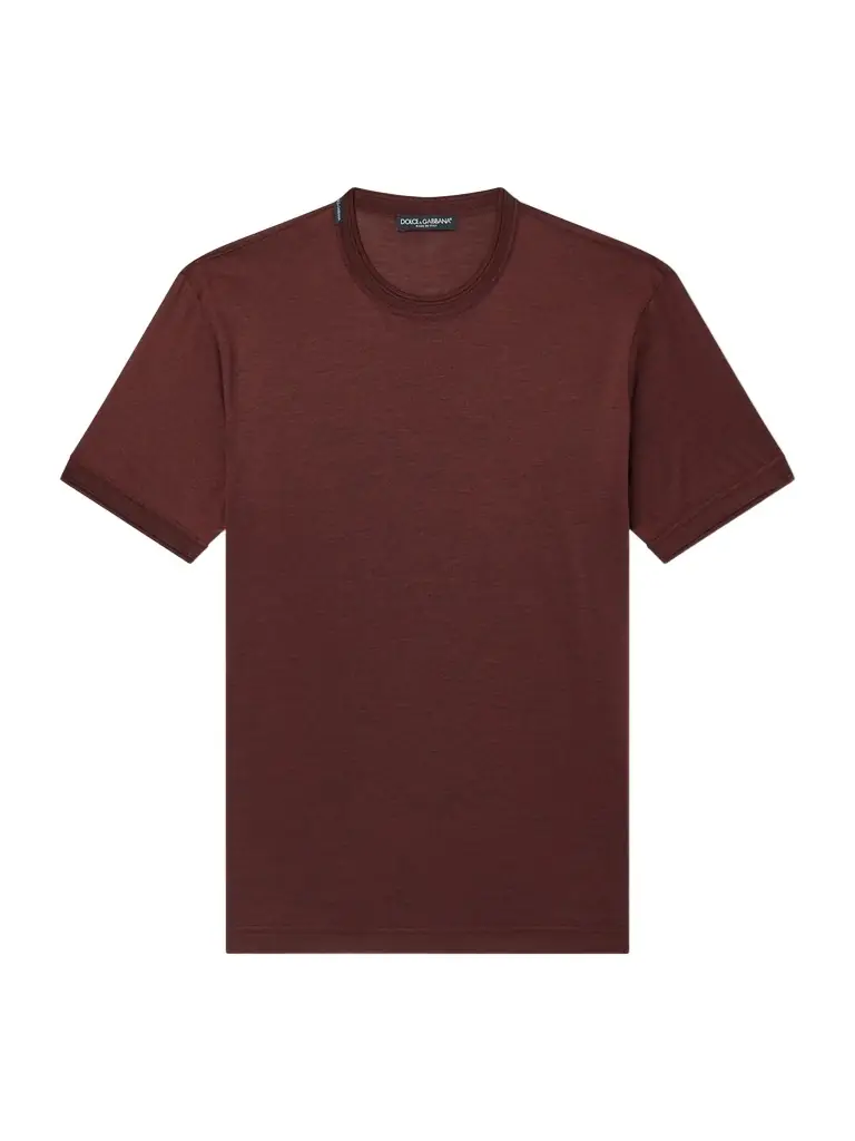 Dolce&Gabbana Silk-Jersey T-Shirt - Men
