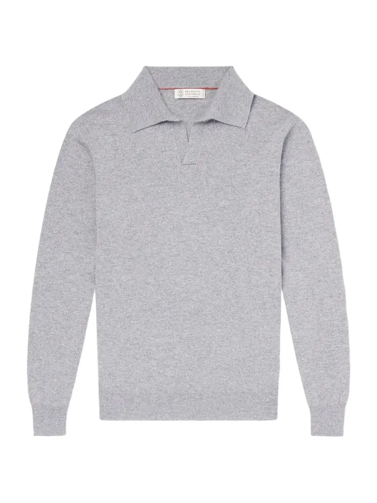 Brunello Cucinelli Cashmere Polo Shirt - Men
