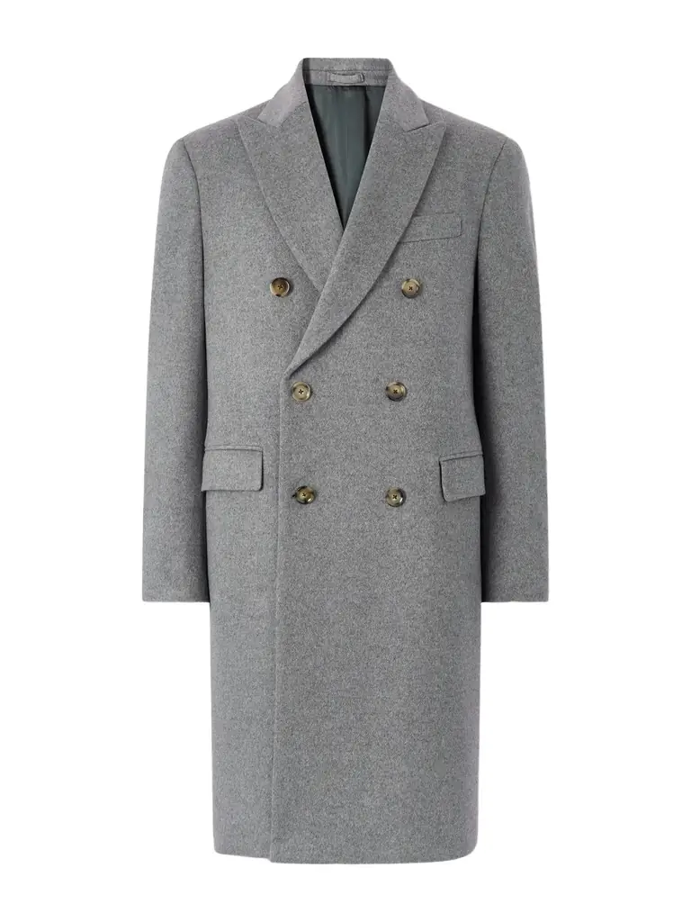 Lardini Double-Breasted Wool Coat - Men