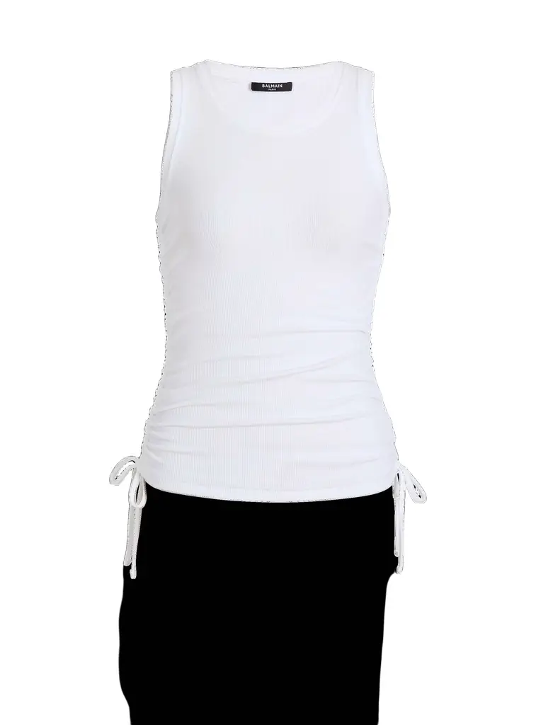 Balmain Draped tank top