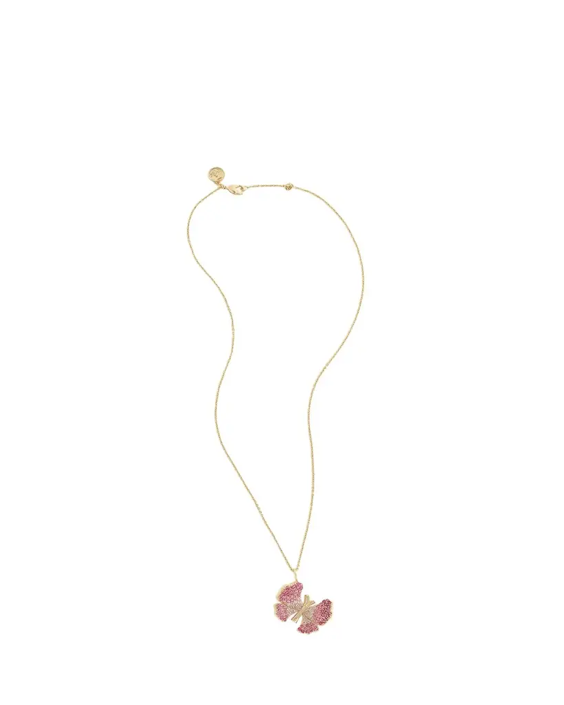 Anabel Aram Jewelry Cubic Zirconia Butterfly Necklace