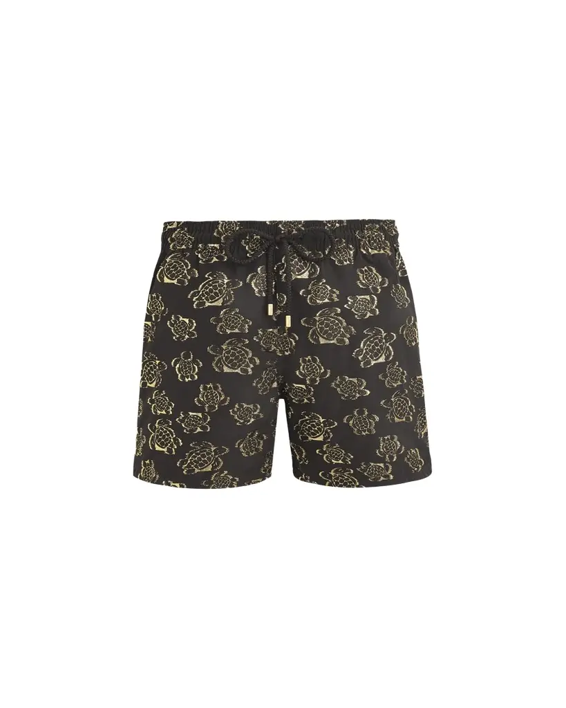 Vilebrequin Men's Turtle-Print Swim Shorts