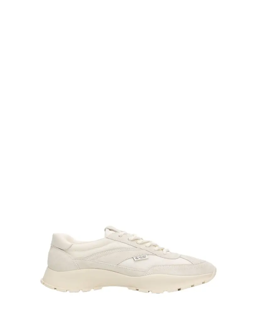 Prada Mesh and Suede Sneakers