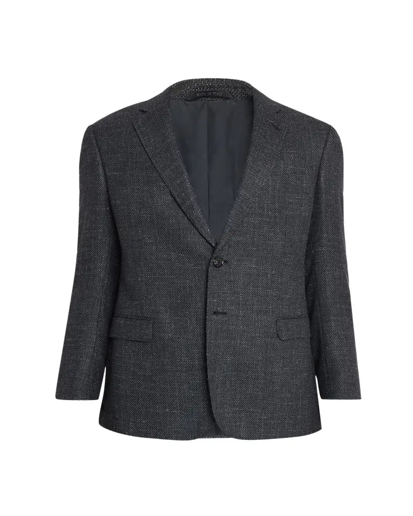 Giorgio Armani Men's Wool Blend Melange Two-Button Sport Coat
