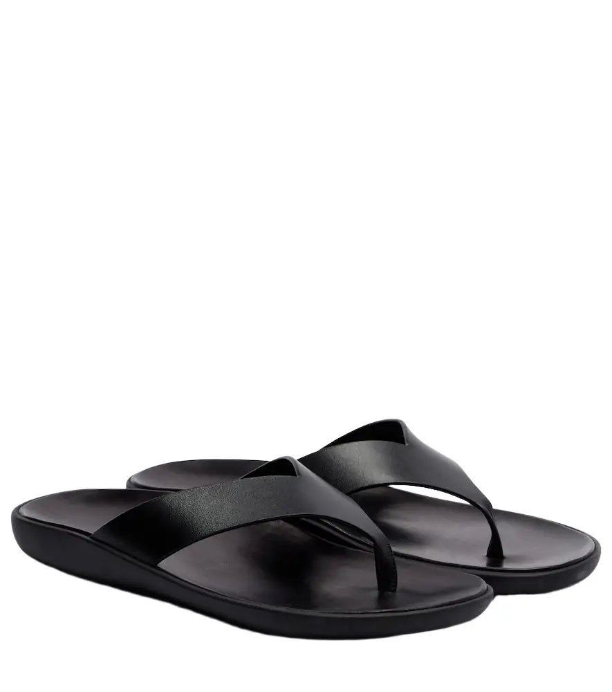 The Row Leger leather thong sandals