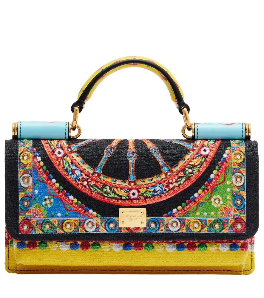 Dolce & Gabbana Sicily Mini printed top-handle bag