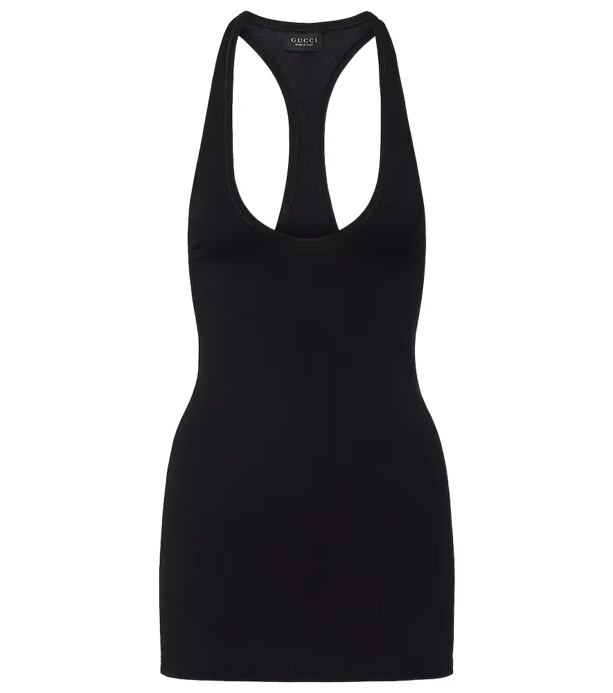 Gucci Crêpe jersey minidress