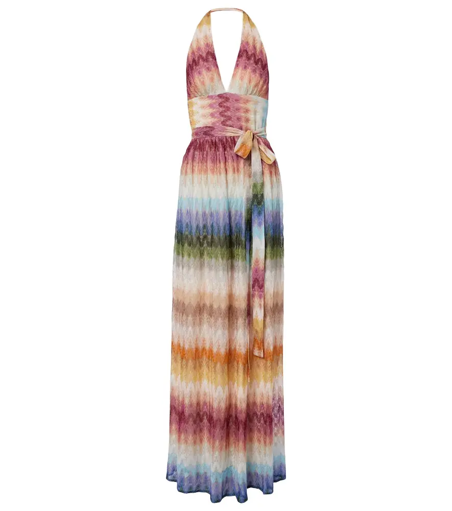 Missoni Halterneck maxi dress