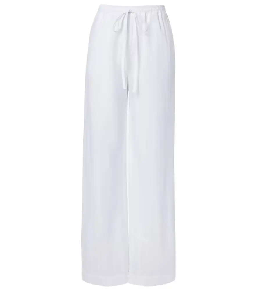 Loulou de Saison Macao cotton poplin straight pants