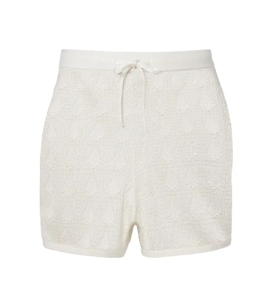 Loulou de Saison Cortes knitted shorts