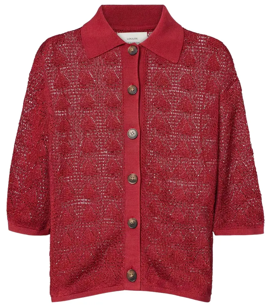 Loulou de Saison Siani knitted cardigan
