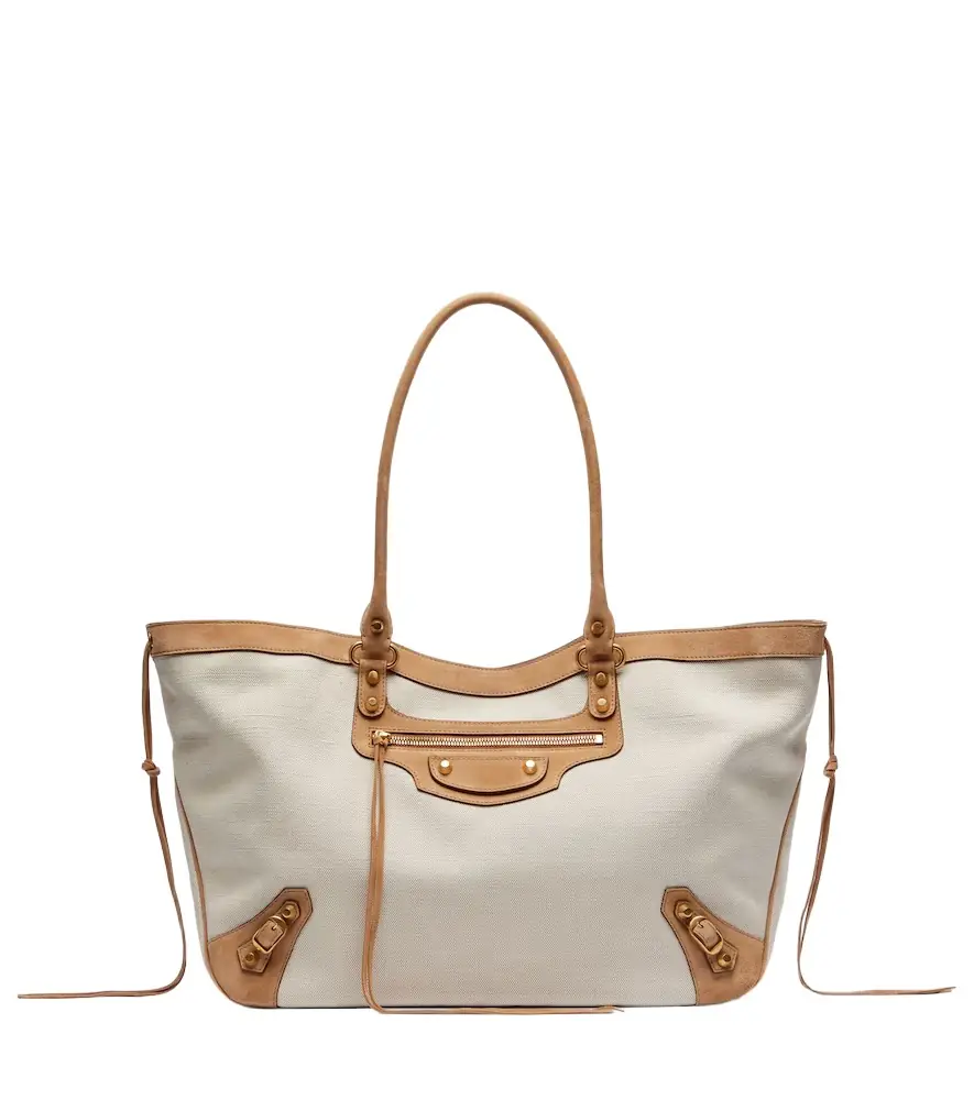 Balenciaga Le City Beach Medium canvas tote bag