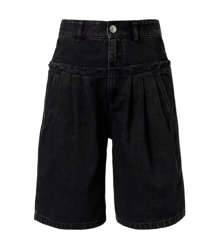 Marant Etoile Iselle denim Bermuda shorts