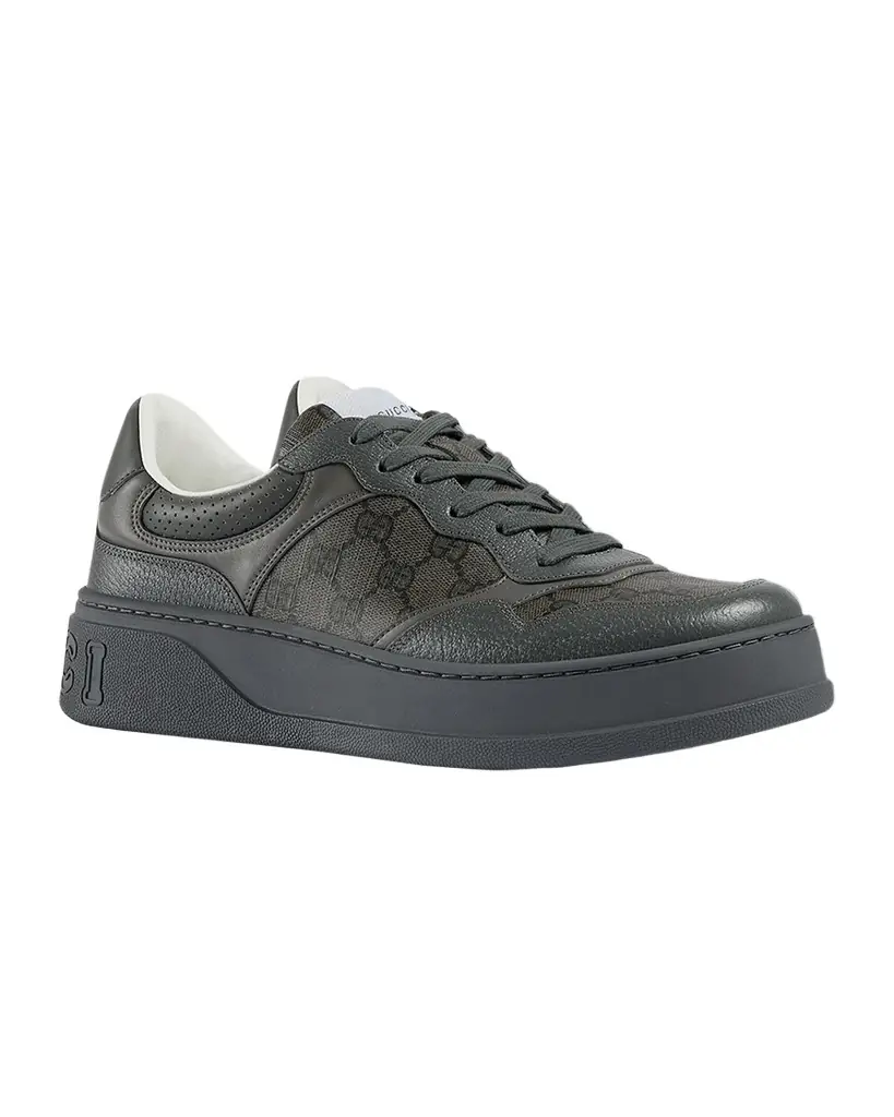 Gucci Men 's Chunky B GG Supreme Low-Top Sneakers