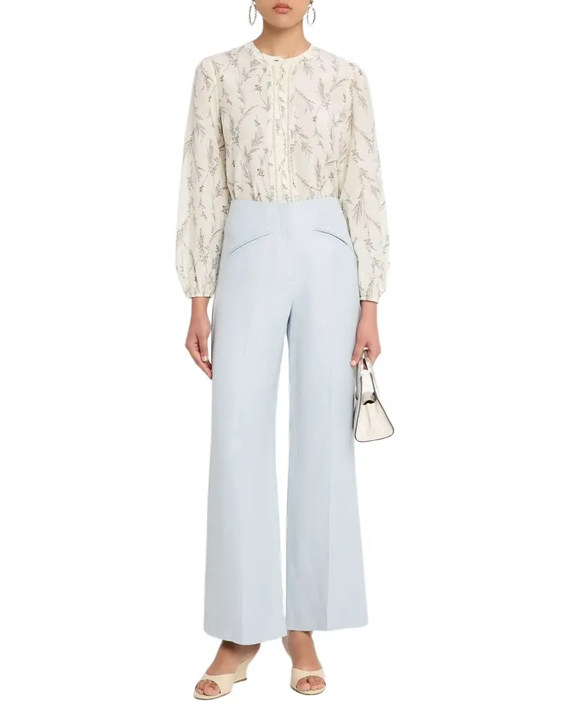 Veronica Beard Cassidee Wide-Leg Pants