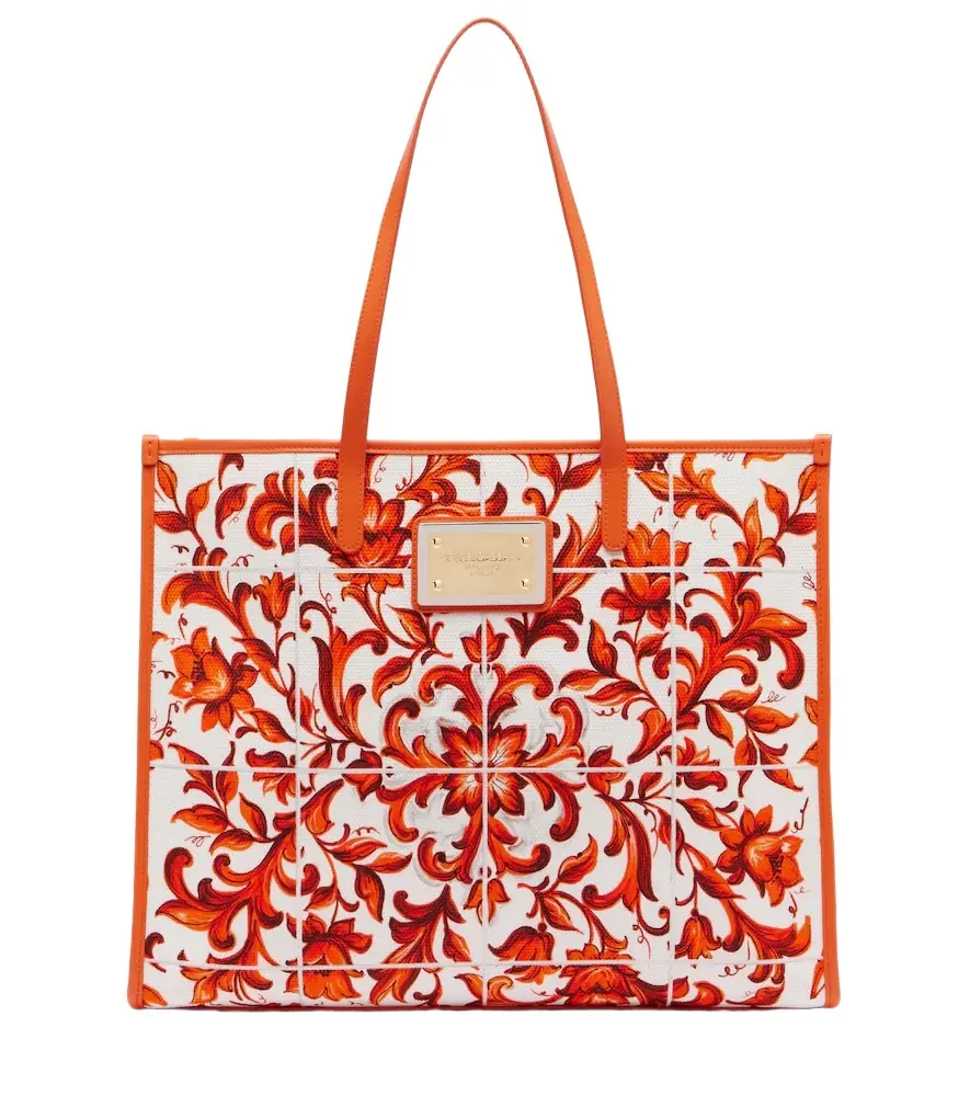 Dolce & Gabbana Shopping Large printed canvas shopper
