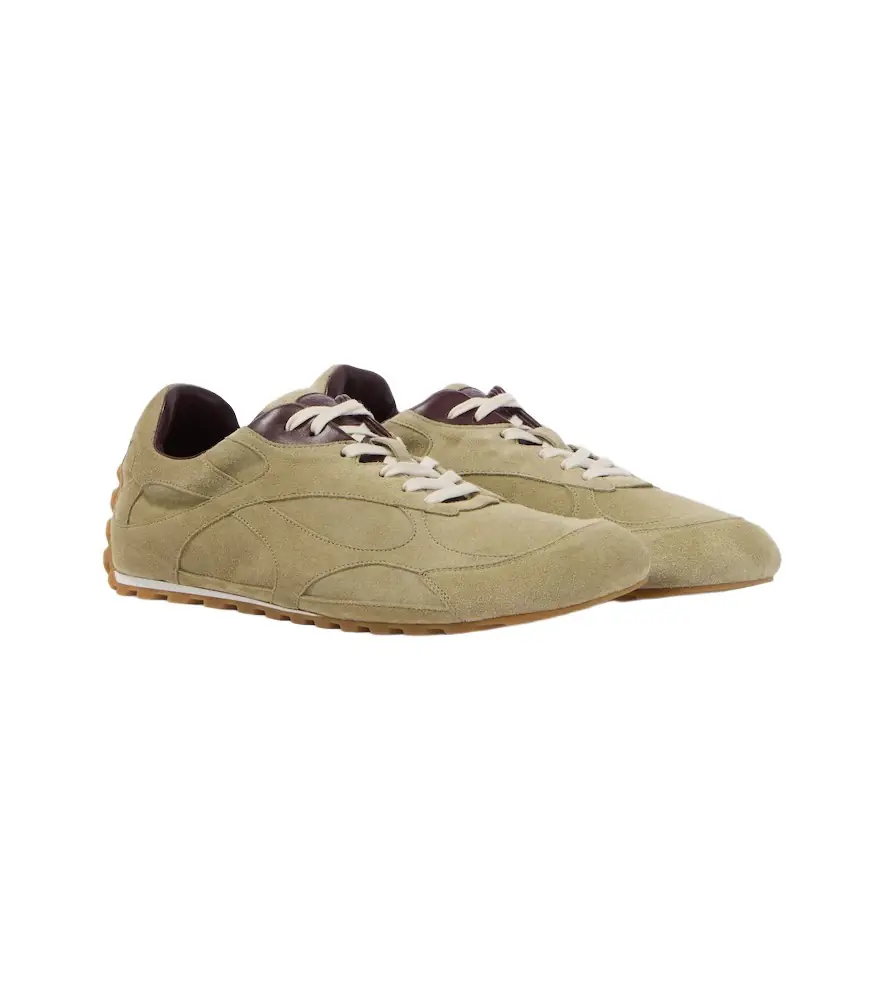 Bottega Veneta Orbit Flash suede sneakers - Men's Shoes