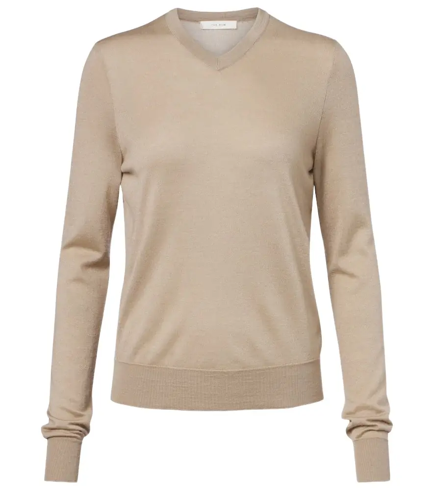 The Row Ondre cashmere and silk sweater