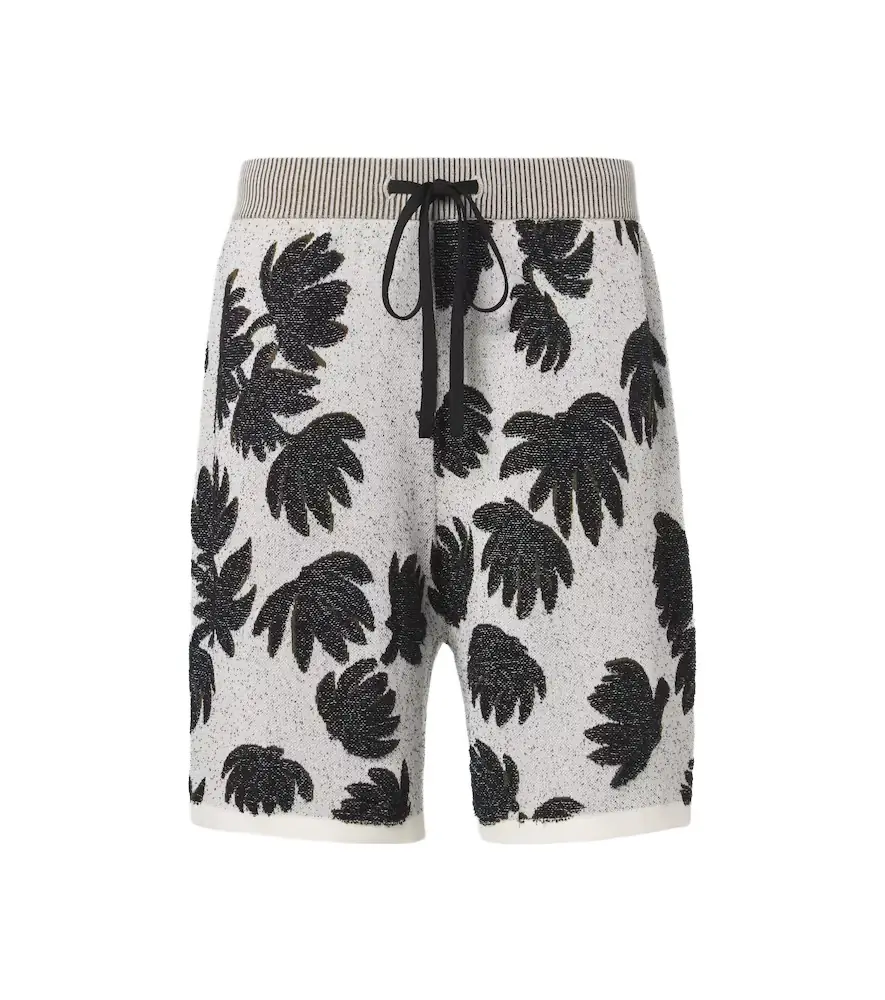 Commas Jacquard terry shorts