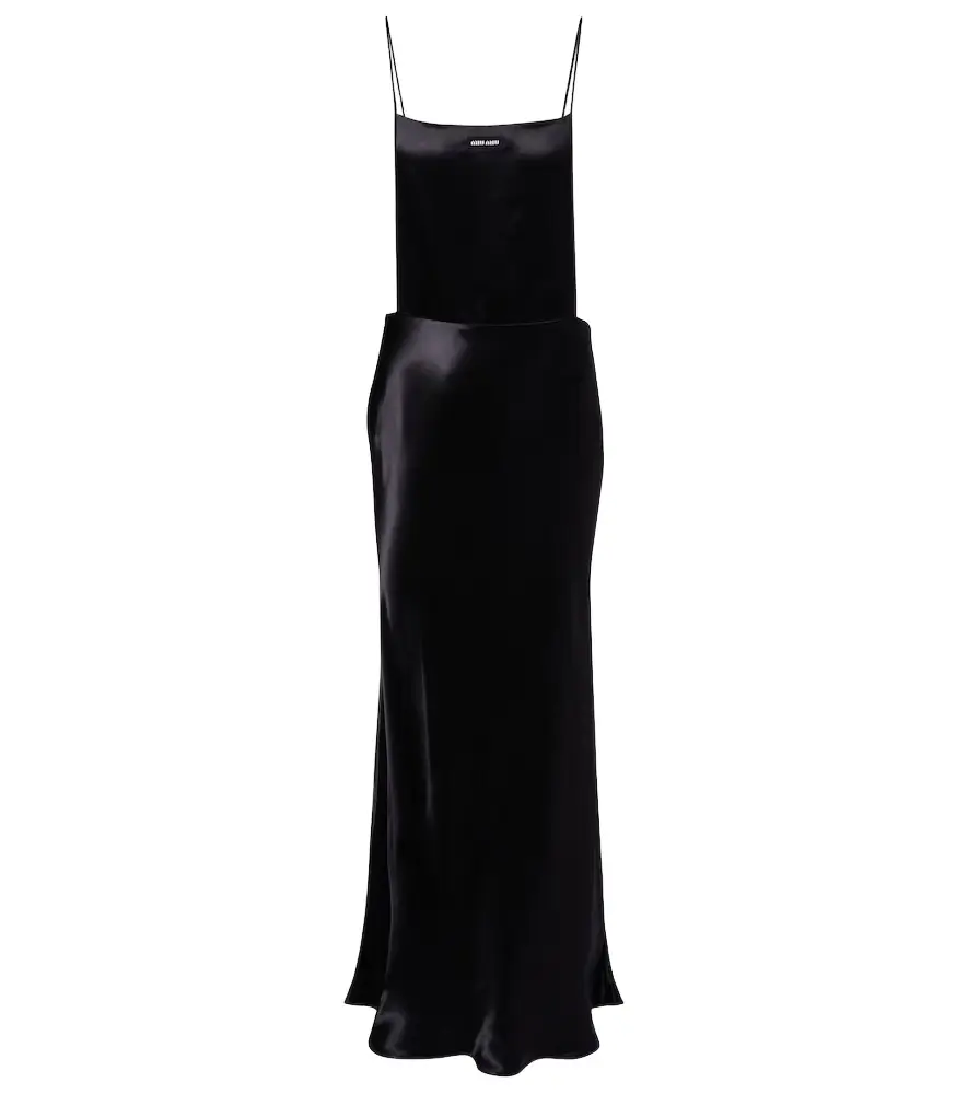Miu Miu Satin slip dress