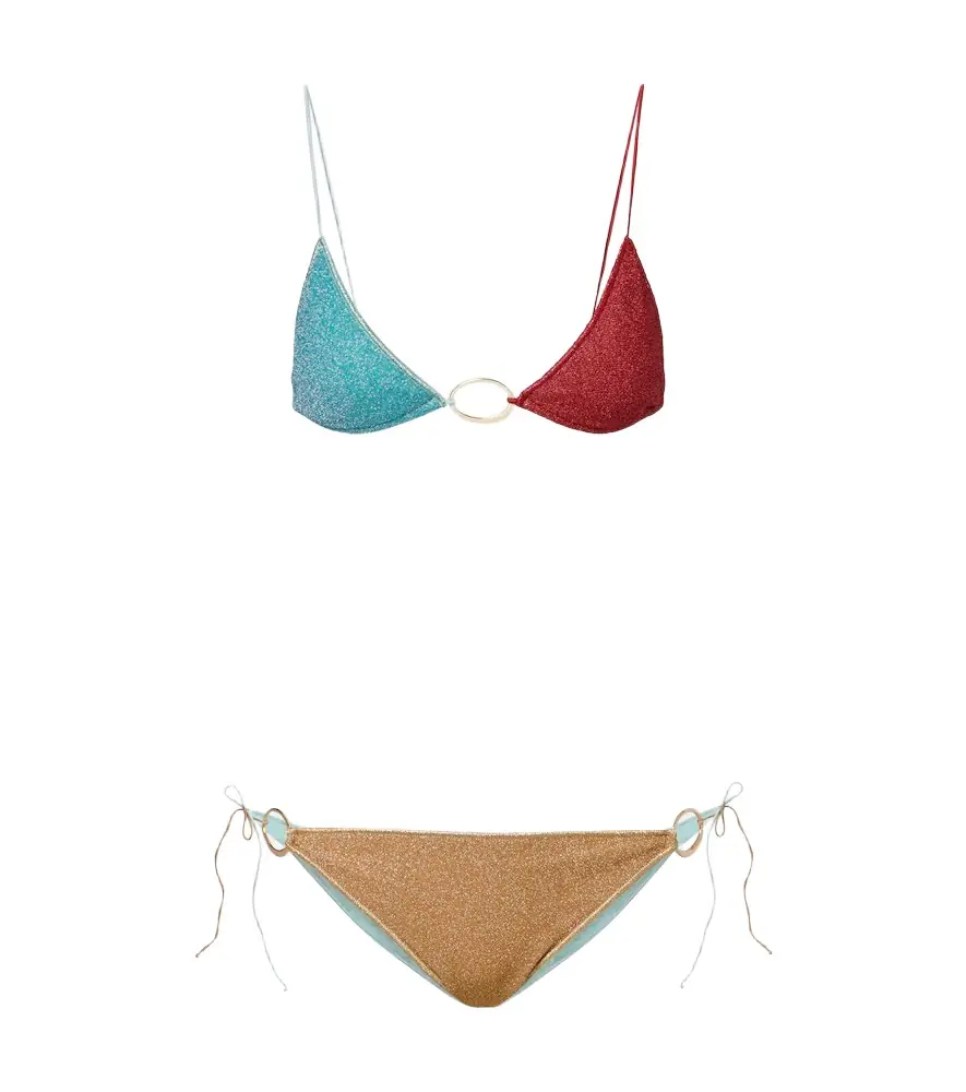 Oseree Oséree Lumière colorblocked bikini