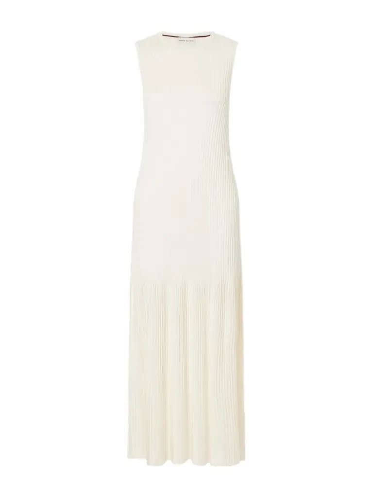 Veronica de Piante Gabby Ribbed-knit Jersey Maxi Dress