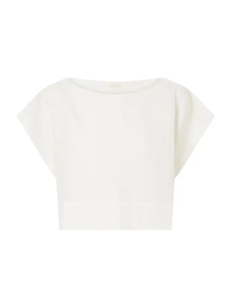 Suzie Kondi Kori Cropped Linen Top