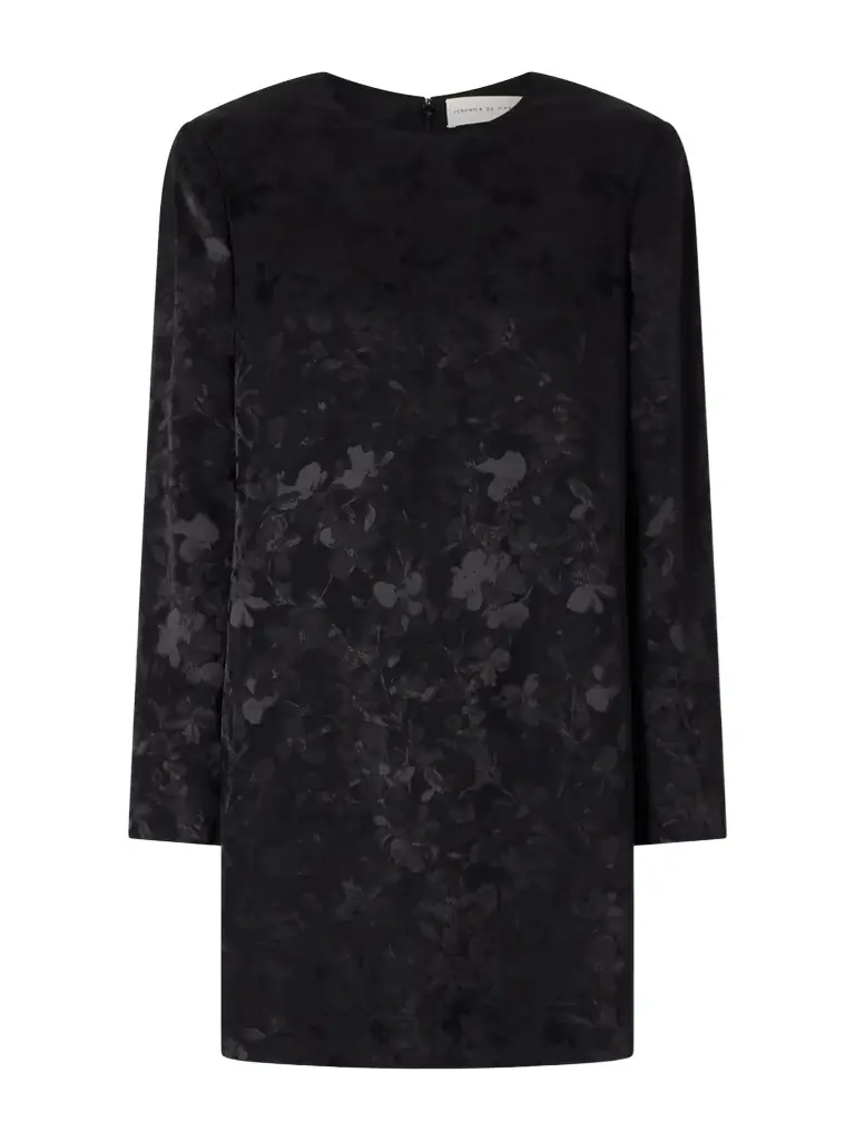 Veronica de Piante Carlota Floral-jacquard Dress