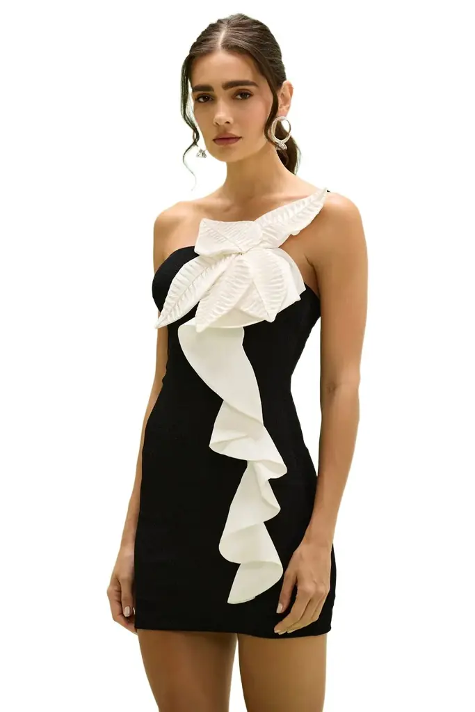 PatBo TAFFETA TARSILA MINI DRESS