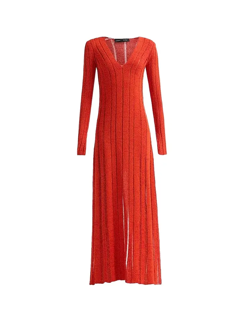 black mesh dress long sleeve HAILEE Black Long-Sleeved Mesh Pull-On Mock Neck Midi Women's Dress  Steve  Madden
