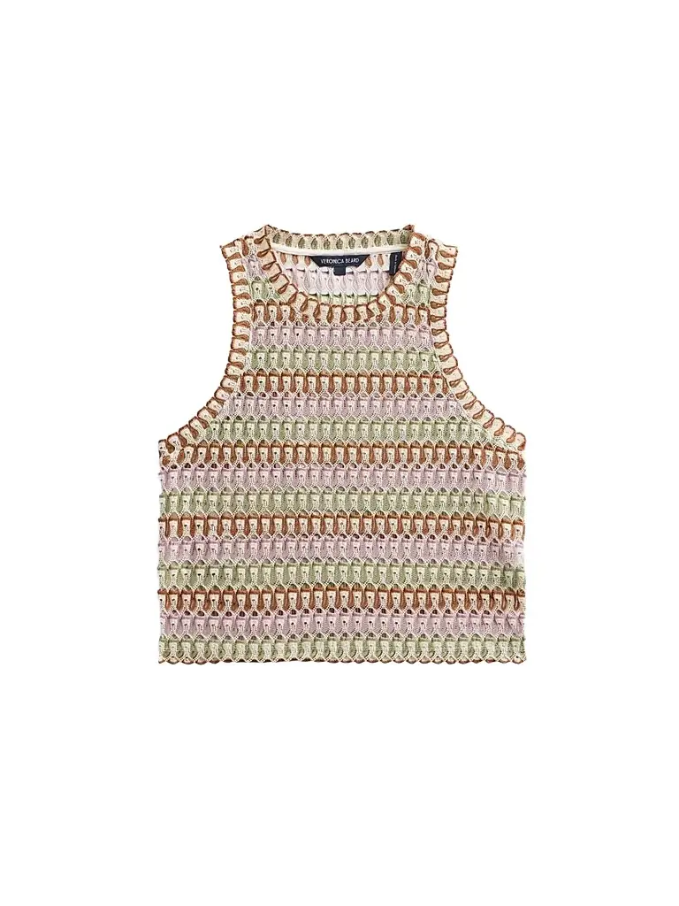 Veronica Beard Women's Rhett Knit Tank - Deep Ochre Dove