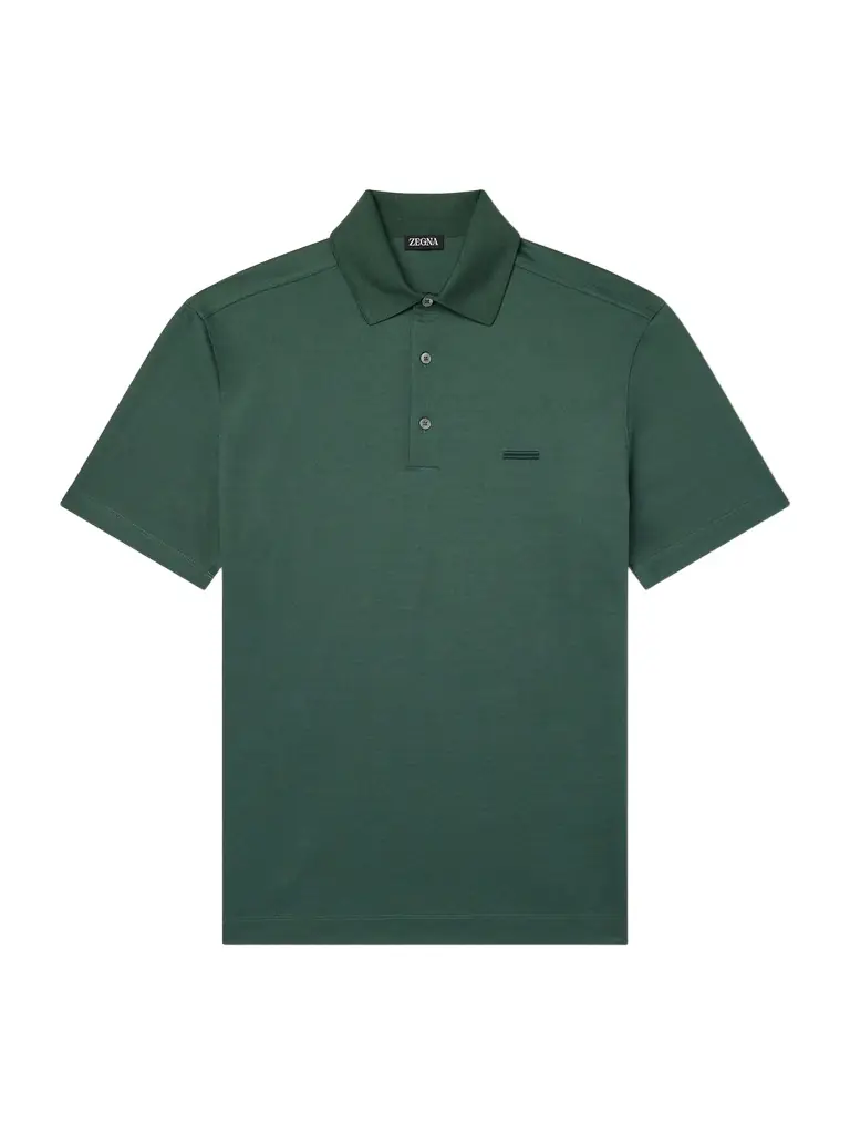 Zegna Cotton-Piqué Polo Shirt - Men