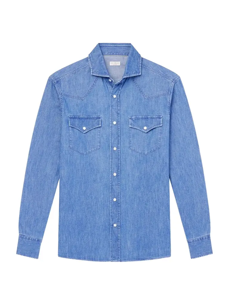 Brunello Cucinelli Denim Shirt - Men
