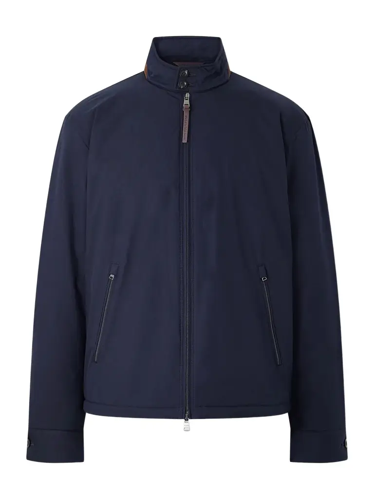 Polo Ralph Lauren Leather and Suede Trim Gabardine Jacket - Men