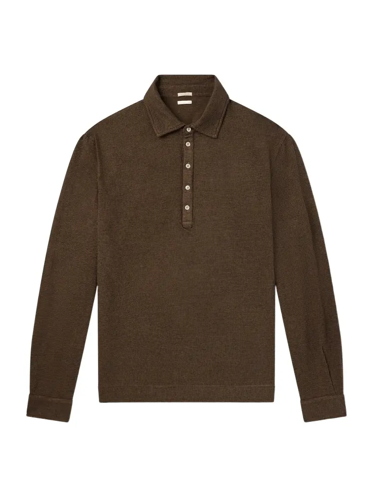 Massimo Alba Raya Cotton and Cashmere-Blend Polo Shirt - Men