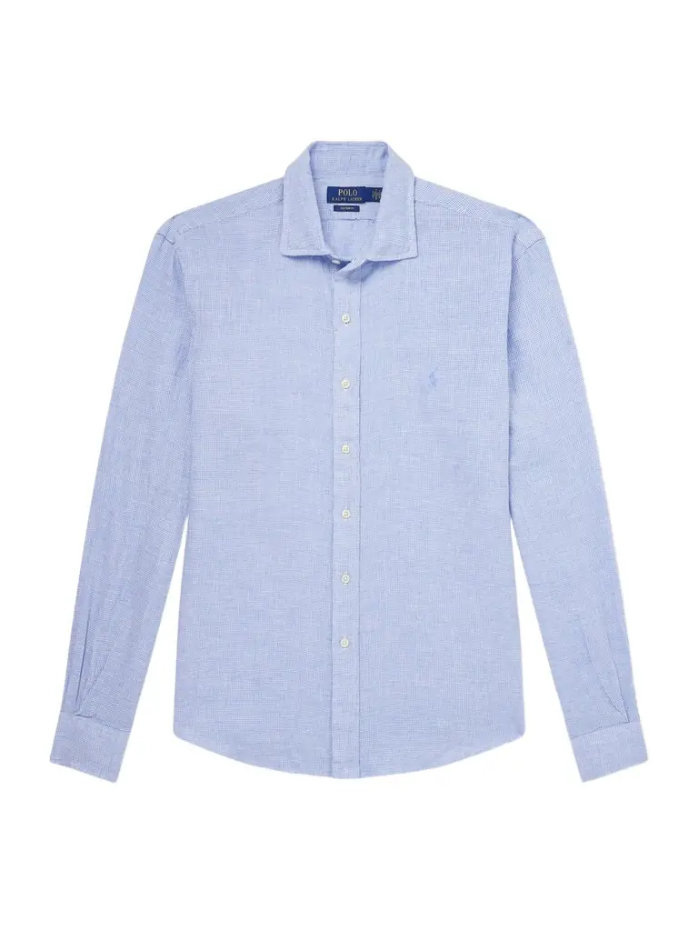 Polo Ralph Lauren Checked-Woven Linen Shirt - Men
