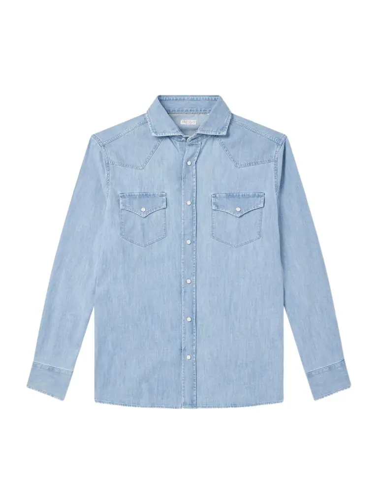 Brunello Cucinelli Denim Shirt - Men
