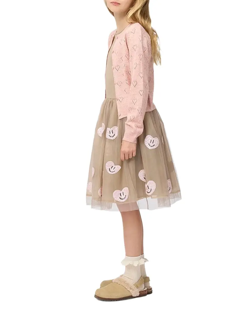 Molo Girl 's Cyrusila Tulle-Skirt Dress, Size 3-6