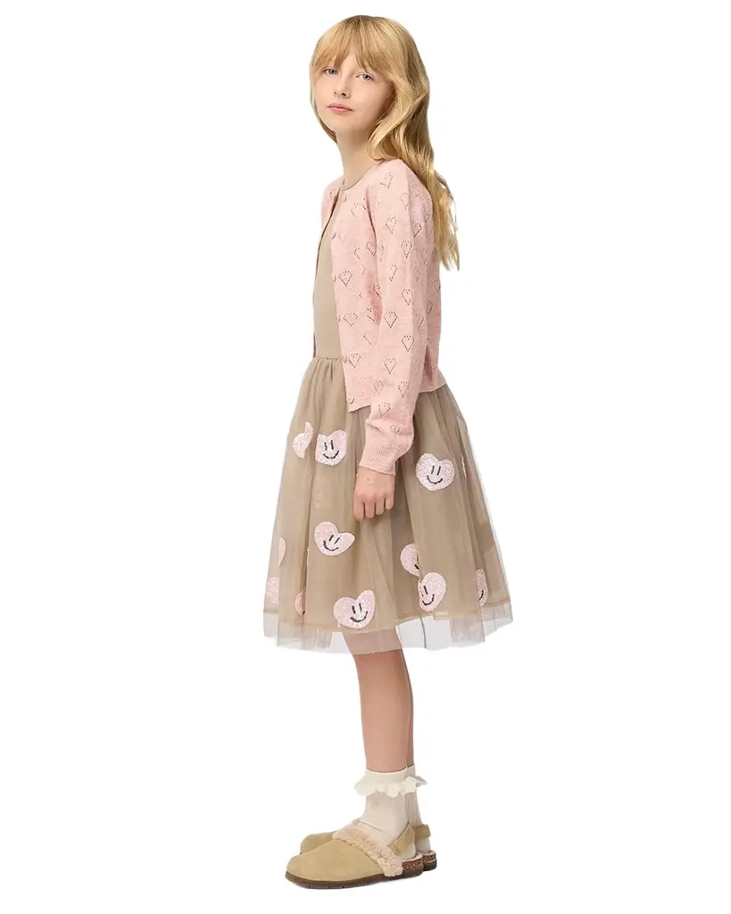 Molo Girl 's Cyrusila Tulle-Skirt Dress, Size 7-14